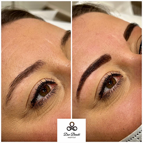 Restructuration des sourcils & teinture au henné - Institut Duo Beauté